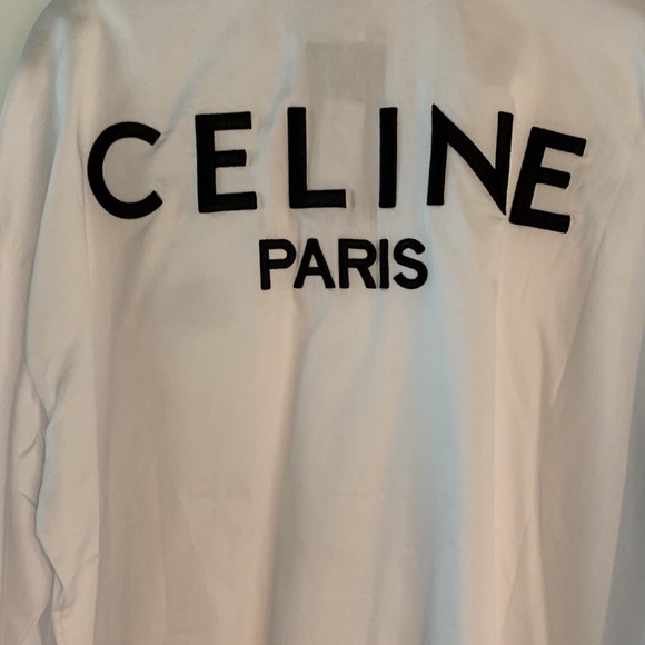 🆕 Celine Women’s Loose Shirt in Cotton Poplin 🆕 - Picture 8 of 10